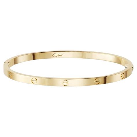 cartier love bracelet thin|cartier love bracelet used price.